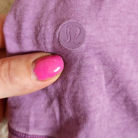 Lululemon All Tied Up Tank pima cotton Top Sublimado Pigment Wisteria Purple 2 - Picture 3 of 6